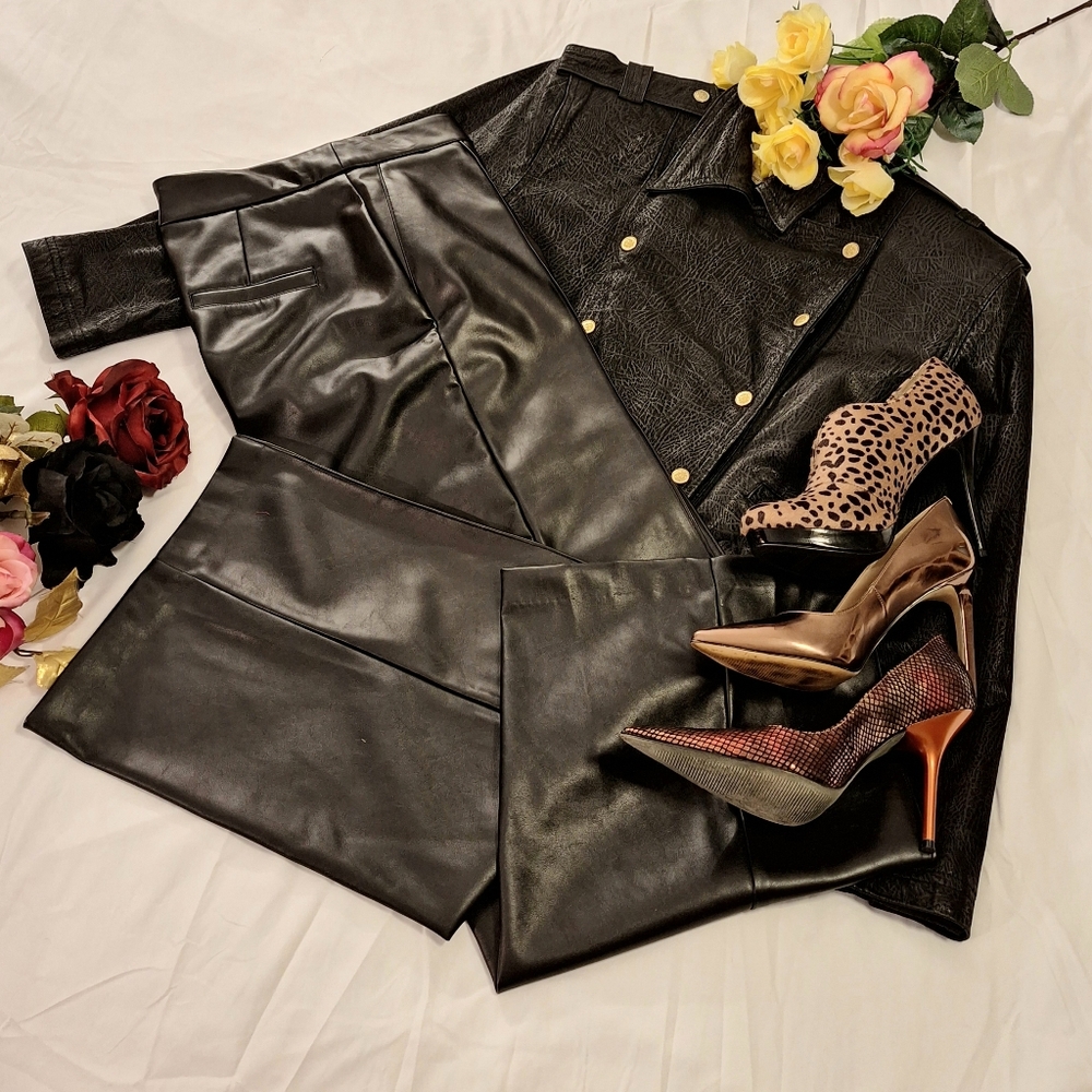 NINE WEST RETRO COLLECTION BLACK PANTS – SZ 4 – NWT